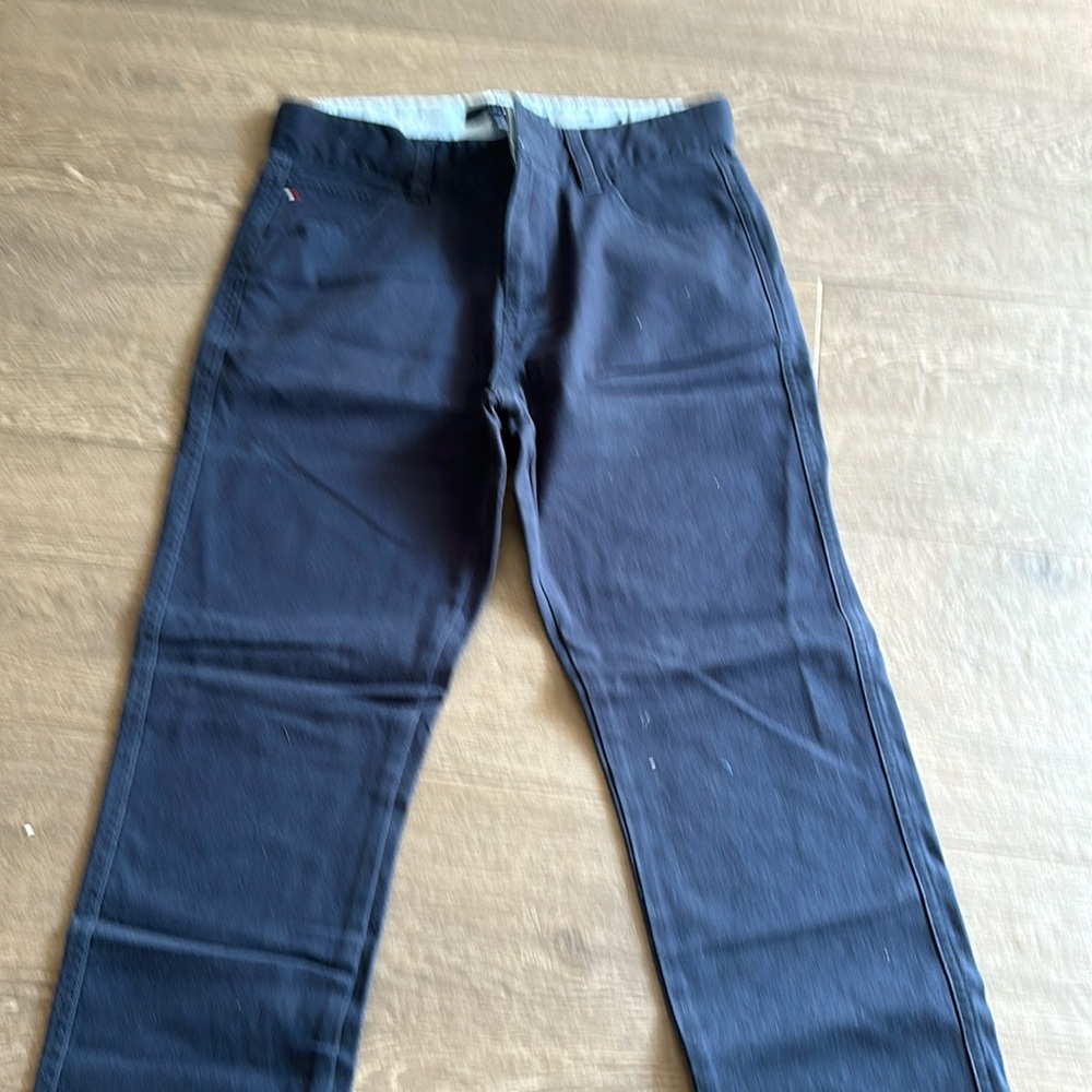 Boys size 16 Tommy Hilfiger slim navy blue pants.